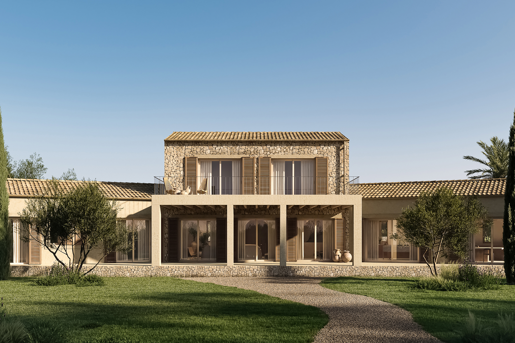 Vista exterior de Finca rústica en venda en Santanyí amb Aire condicionat, Calefacció i Jardí privat