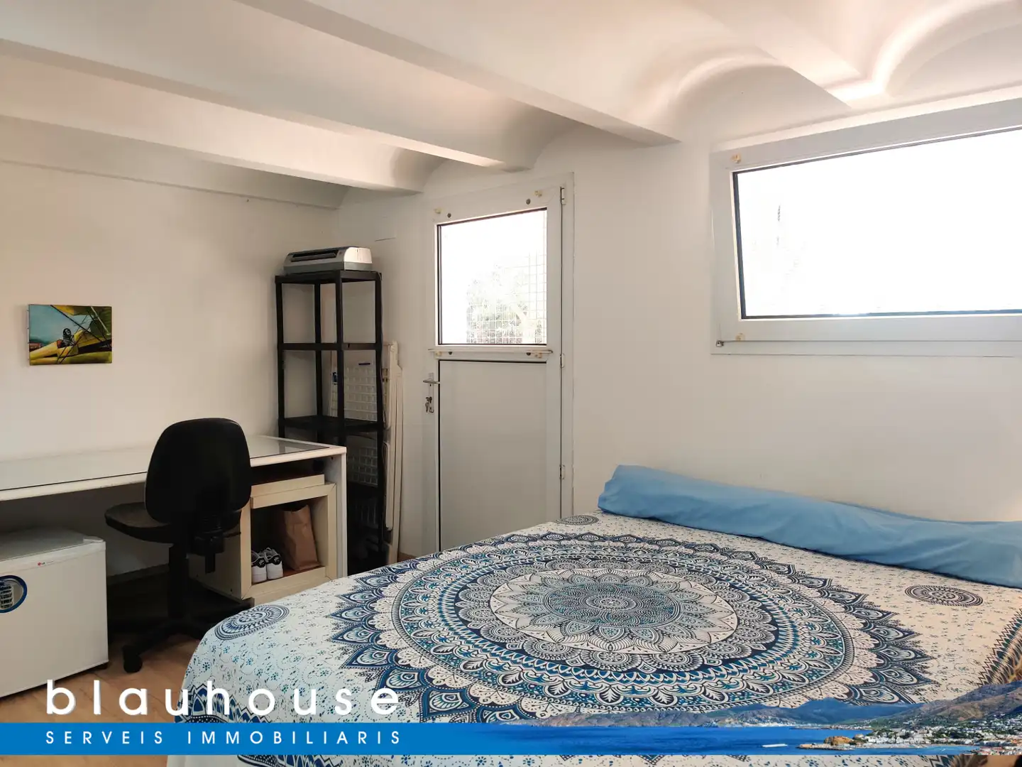 Schlafzimmer von Haus oder Chalet zum Verkauf in Llançà mit Klimaanlage, Privatgarten und Terrasse