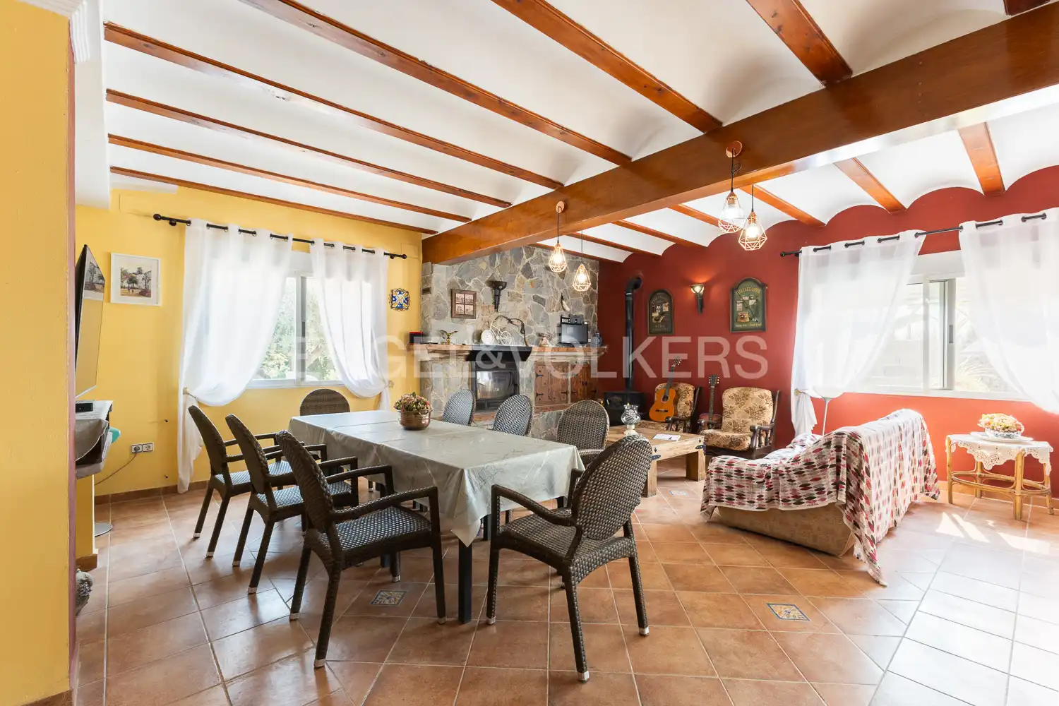 Comedor de Casa o chalet en venta en Casinos con Calefacción, Jardín privado y Terraza