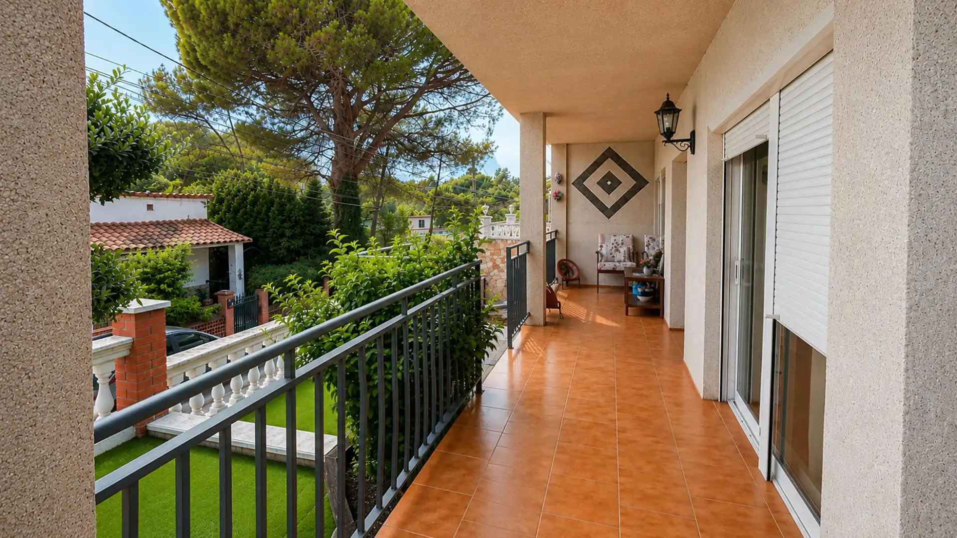 Terrassa de Casa o xalet en venda en Vacarisses amb Calefacció, Jardí privat i Terrassa