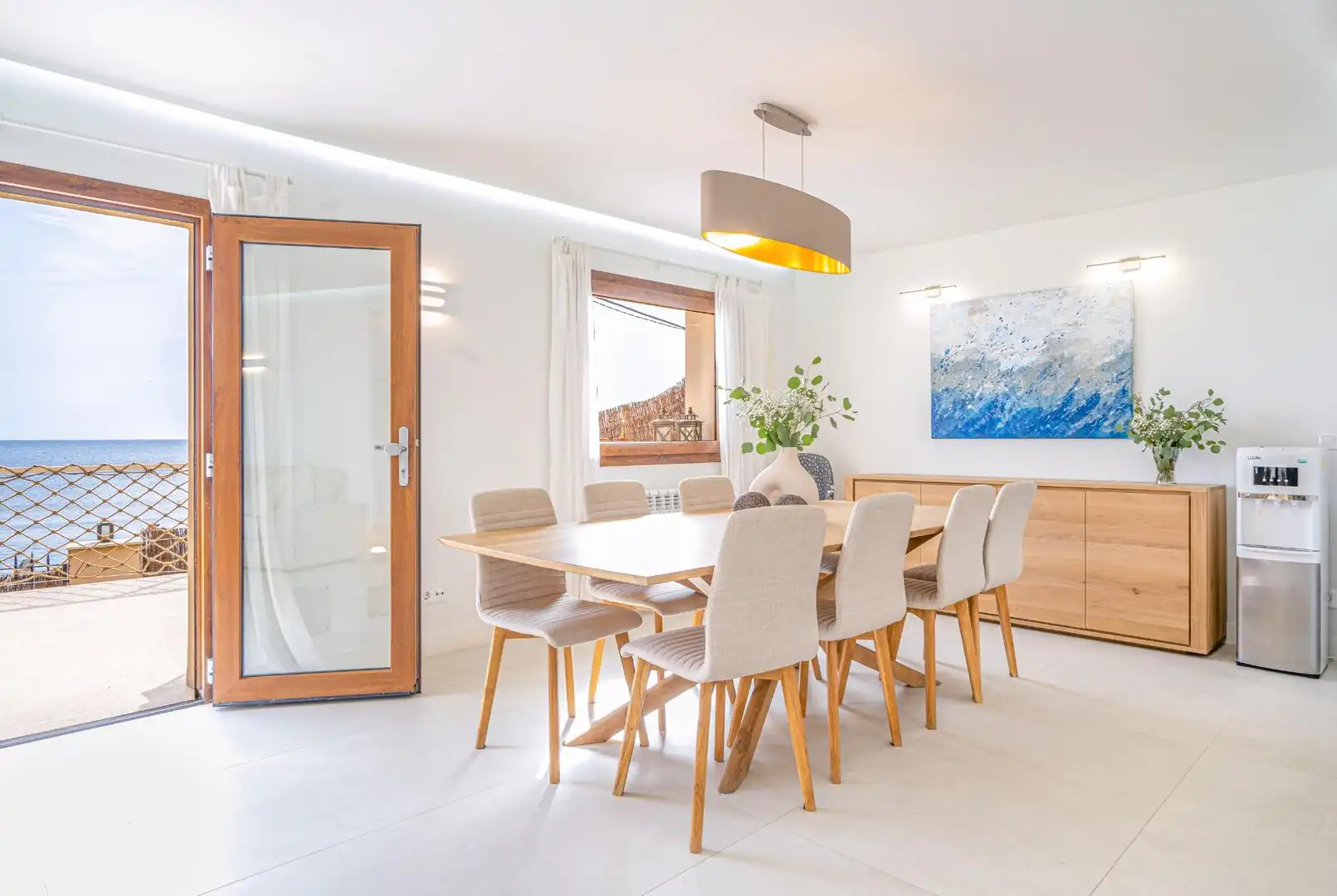 Dining room of Houses for sale in  Palma de Mallorca  with Air Conditioner, Heating and Private garden