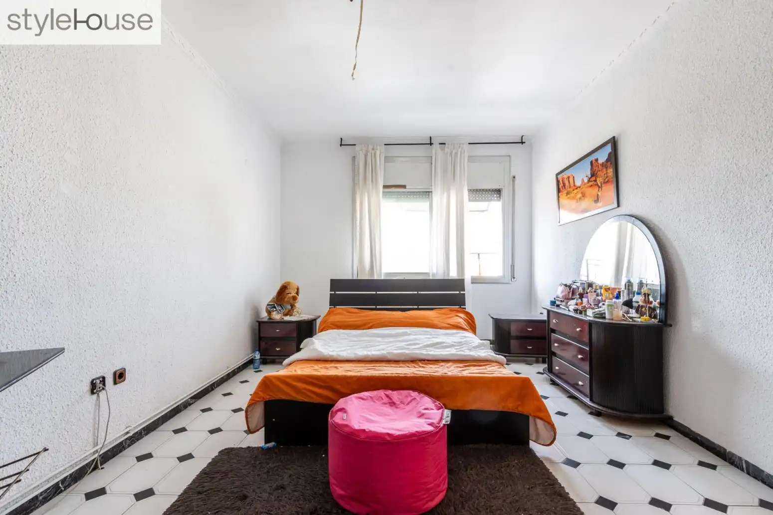 Bedroom of Houses for sale in Terrassa  with Parquet flooring, Terrace and Storage room