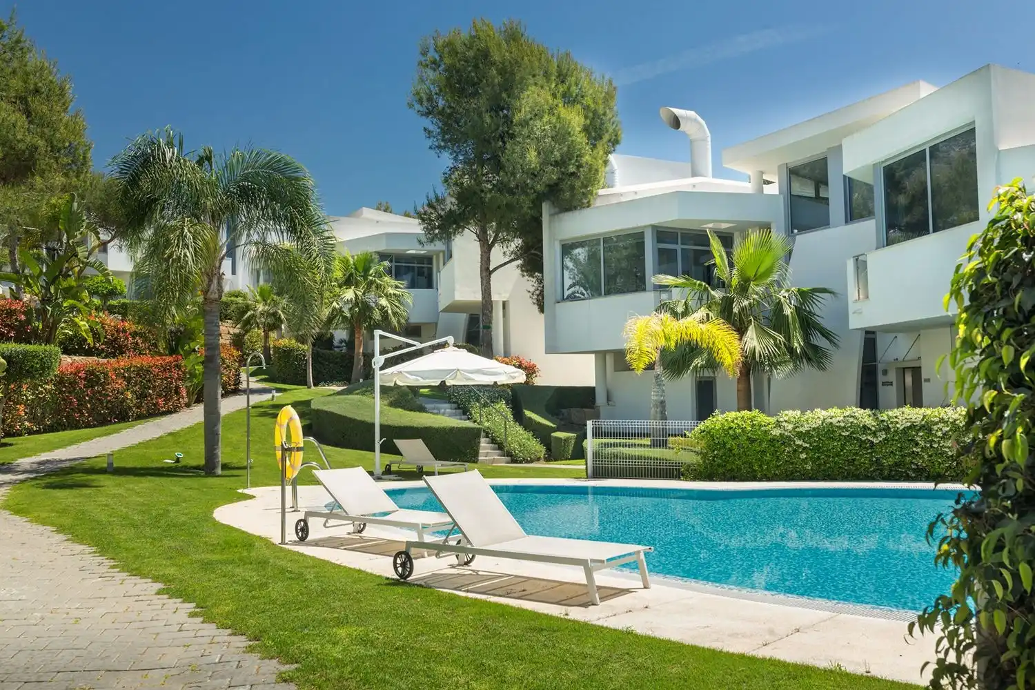 Jardín de Casa adosada en venta en Marbella con Aire acondicionado, Jardín privado y Terraza