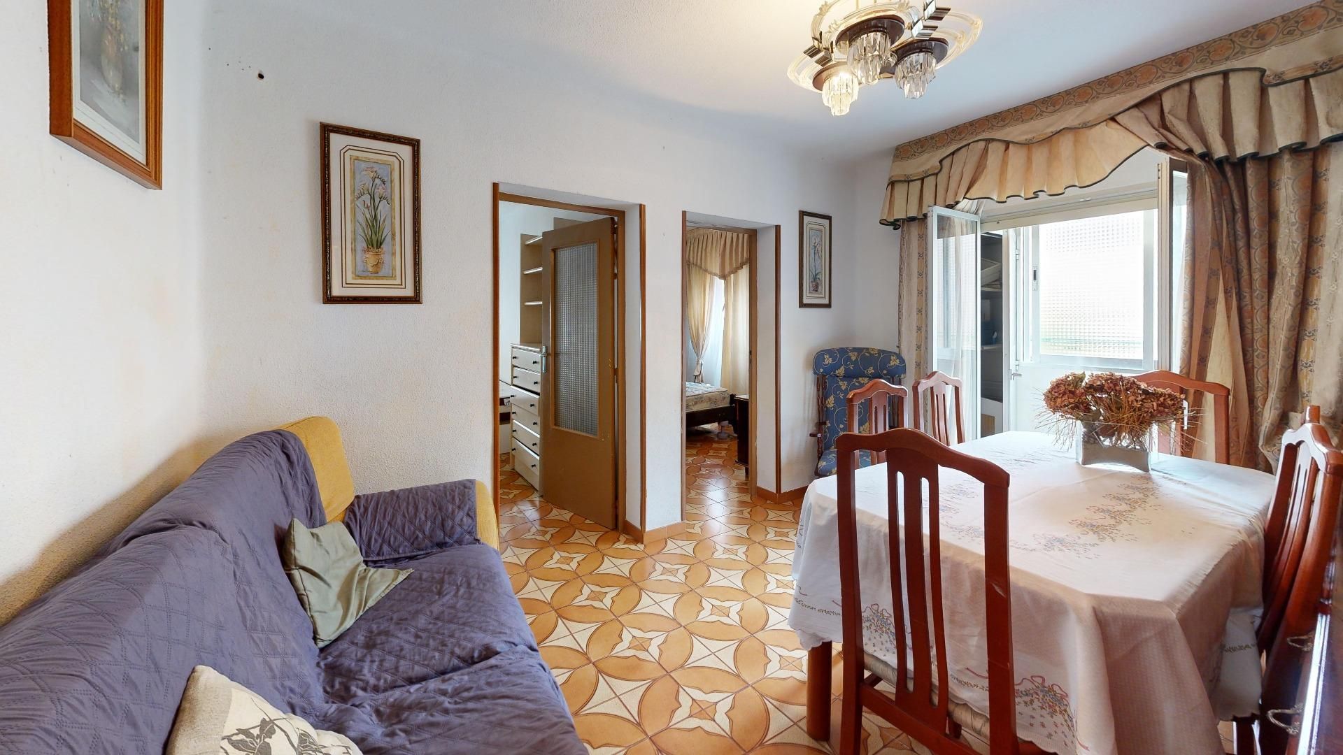 Sala de estar de Piso en venta en  Madrid Capital con Calefacción