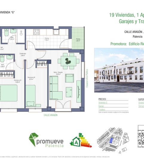 Photo 2 of Flat for sale in Paseo del Otero, 59, El Cristo, Palencia Capital