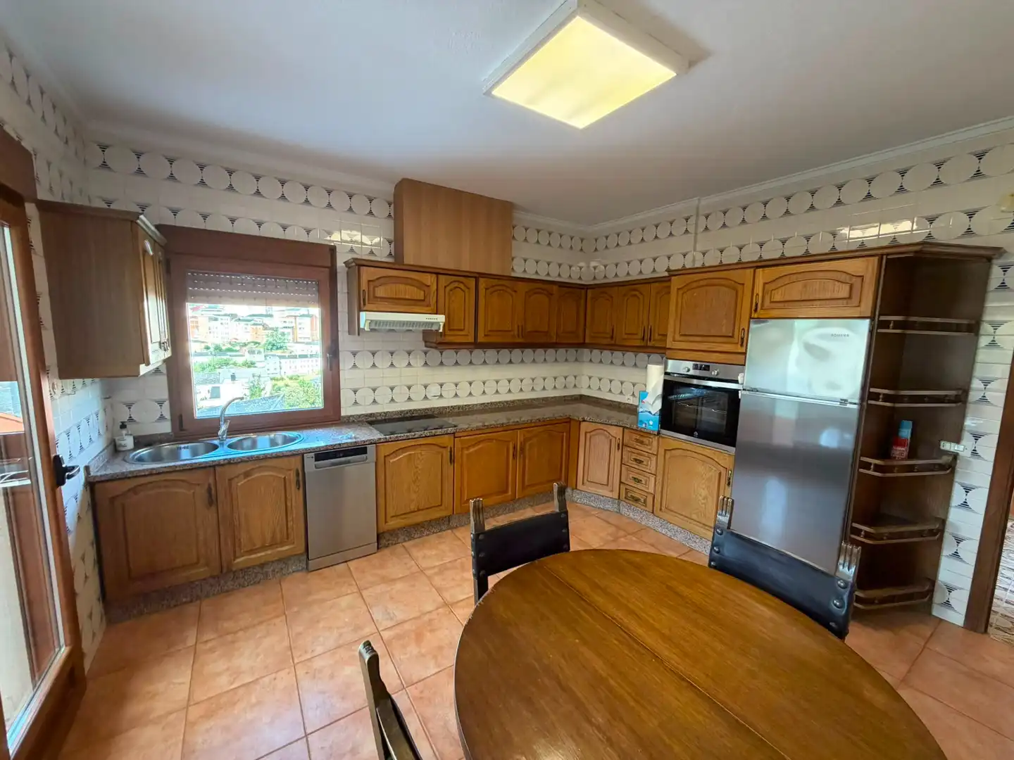 Cocina de Casa o chalet de alquiler en Lugo con Calefacción, Terraza y Amueblado