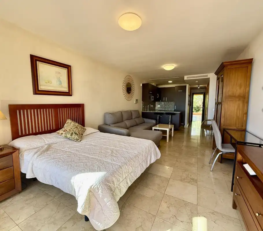 Bedroom of Flat for sale in Benalmádena  with Terrace, Furnished and Oven