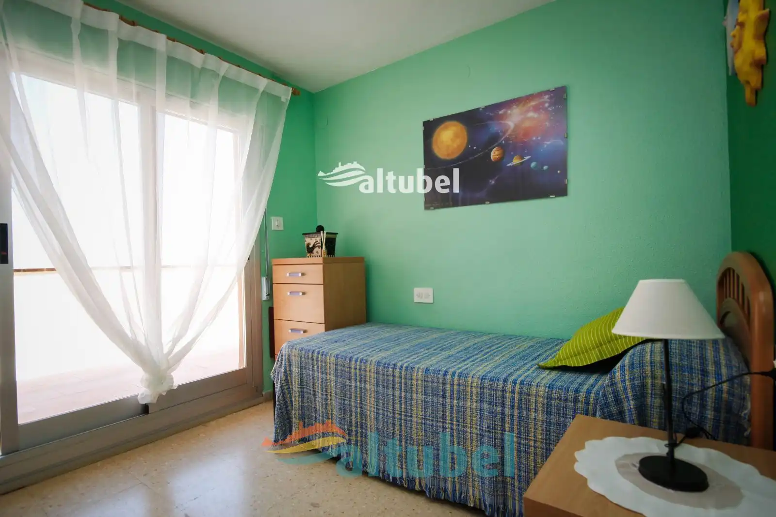 Schlafzimmer von Dachboden zum Verkauf in Peñíscola / Peníscola mit Terrasse, Schwimmbad und Möbliert