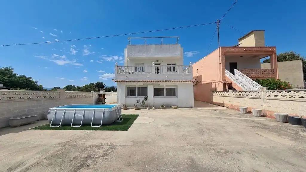 Exterior view of Houses for sale in Gandia  with Air Conditioner and Terrace