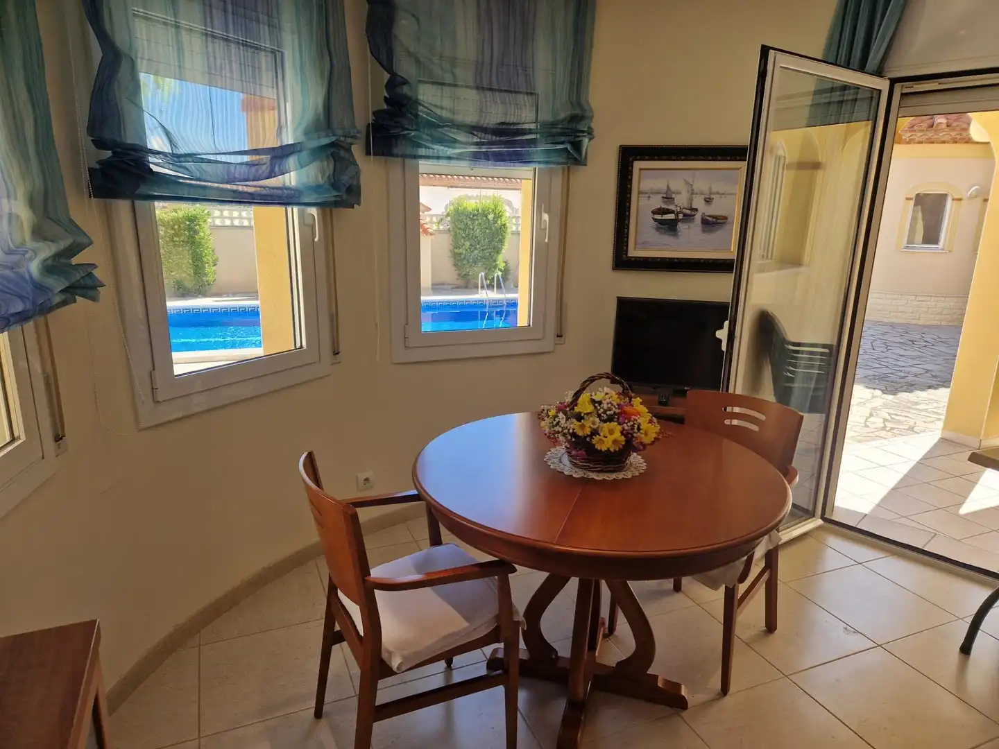 Esszimmer von Einfamilien-Reihenhaus zum Verkauf in Mont-roig del Camp mit Privatgarten, Terrasse und Möbliert