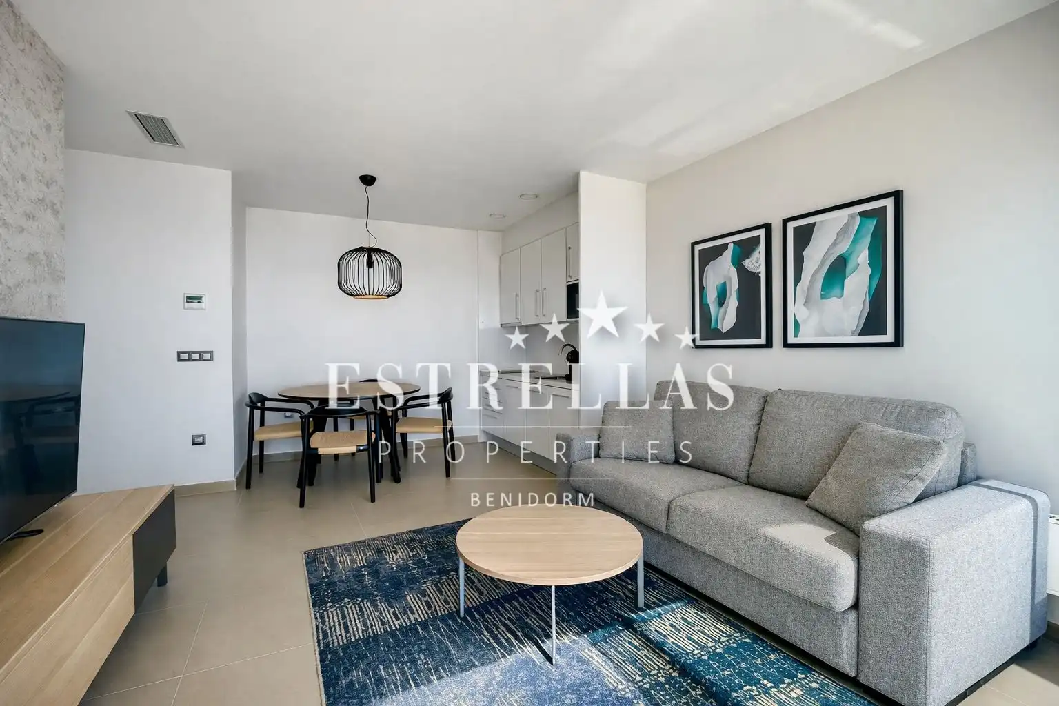 Sala d'estar de Apartament en venda en Benidorm amb Aire condicionat, Calefacció i Traster