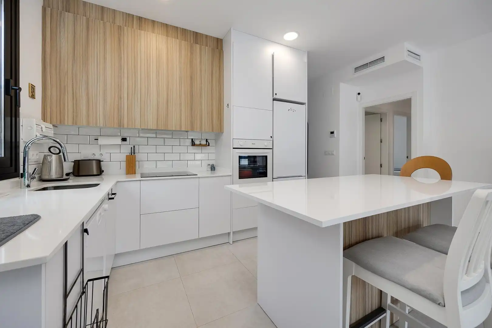 Cocina de Casa o chalet en venta en Pilar de la Horadada con Aire acondicionado, Calefacción y Jardín privado