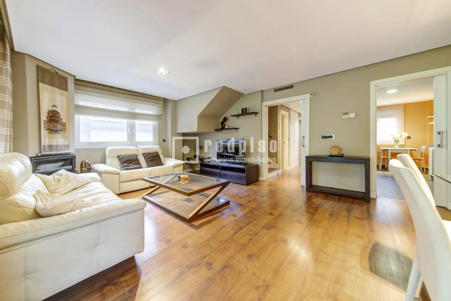 Living room of Houses for sale in Pozuelo de Alarcón  with Air Conditioner, Heating and Private garden