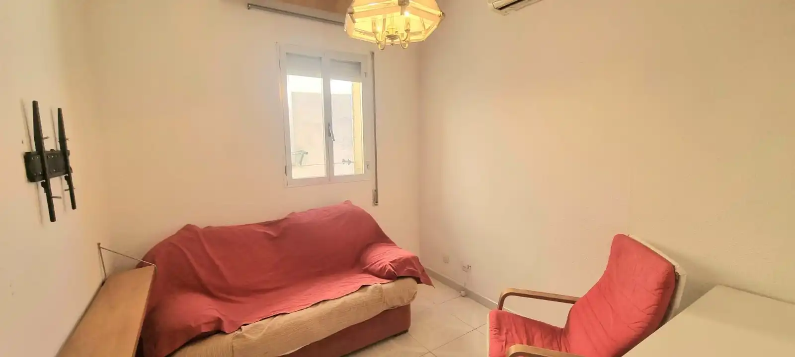 Sala de estar de Piso de alquiler en Madrid con Calefacción y Amueblado