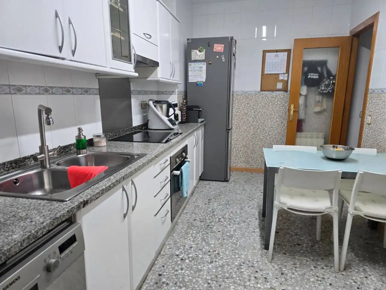 Kitchen of Flat for sale in Sabadell  with Heating, Terrace and Storage room