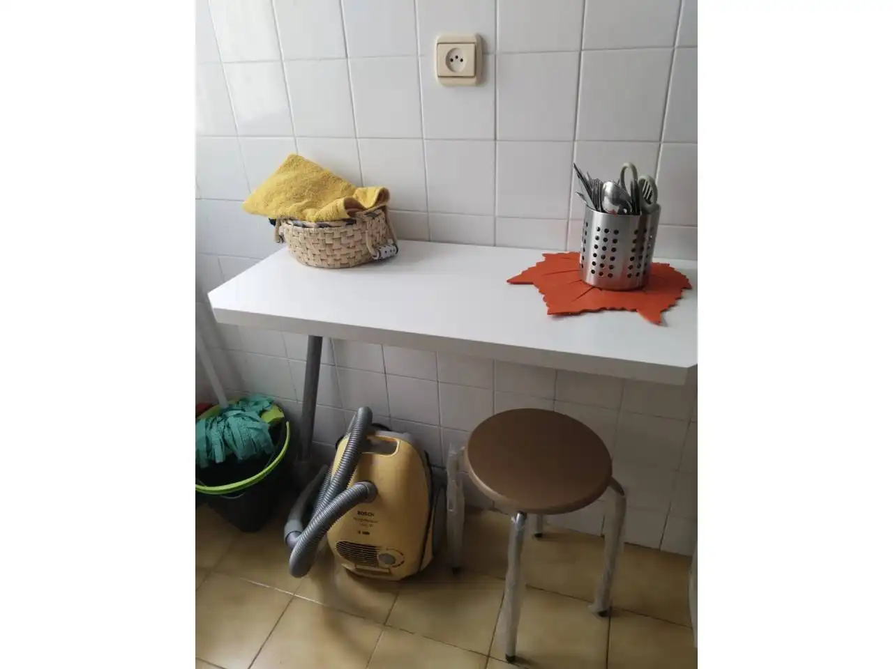 Cocina de Piso de alquiler en Burgos con Calefacción, Parquet y Amueblado