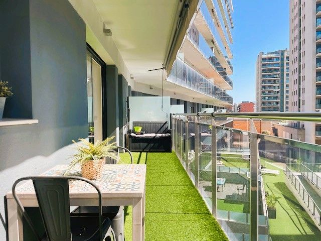 Terrace of Flat for sale in Badalona  with Air Conditioner, Parquet flooring and Terrace