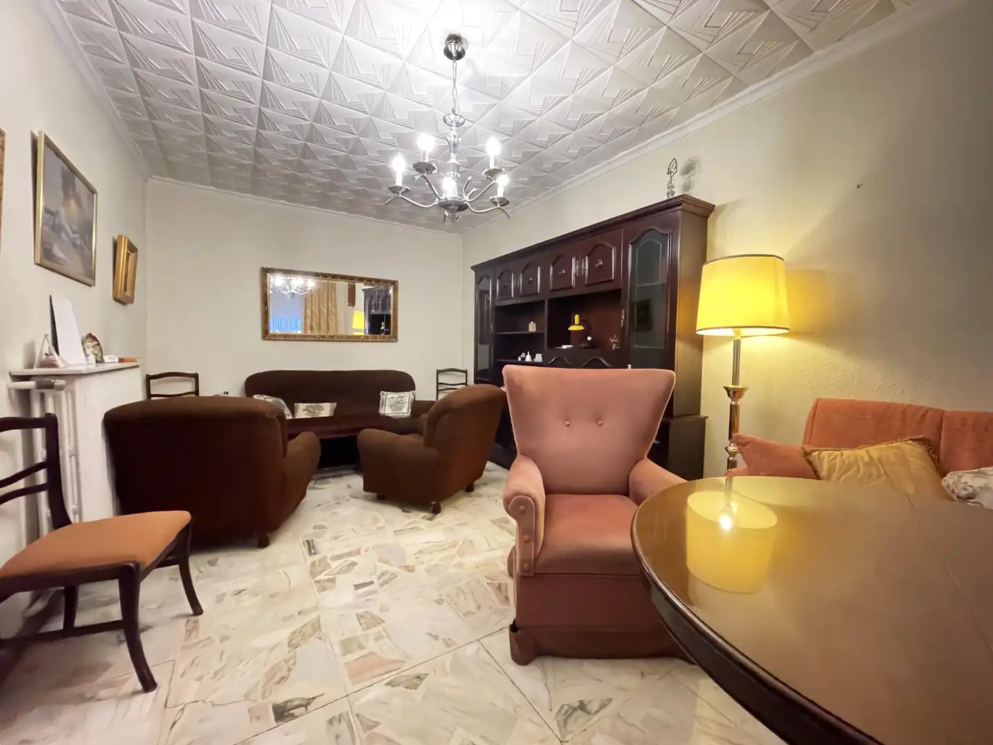 Living room of Houses for sale in Pedro Muñoz  with Heating, Terrace and Storage room