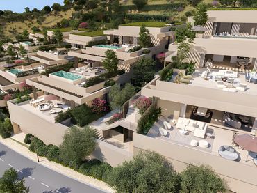 Casa amb piscina en venda a Benahavís pueblo