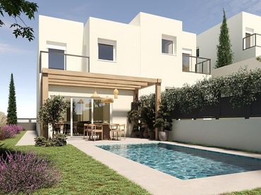 Casa pareada con jardín en venta en Calle Calle Placer de Ver 25