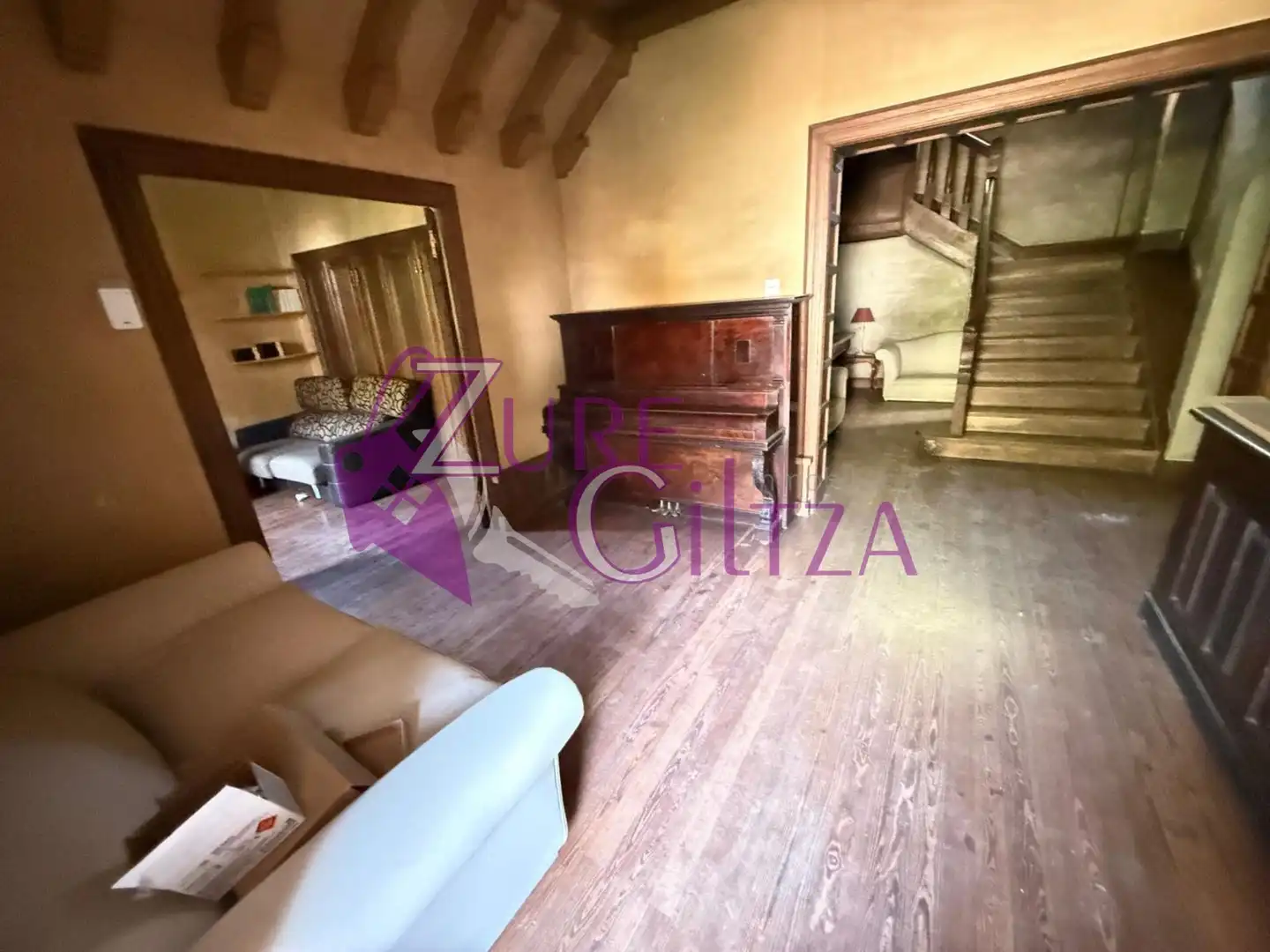 Living room of Houses for sale in Artea  with Heating, Private garden and Terrace