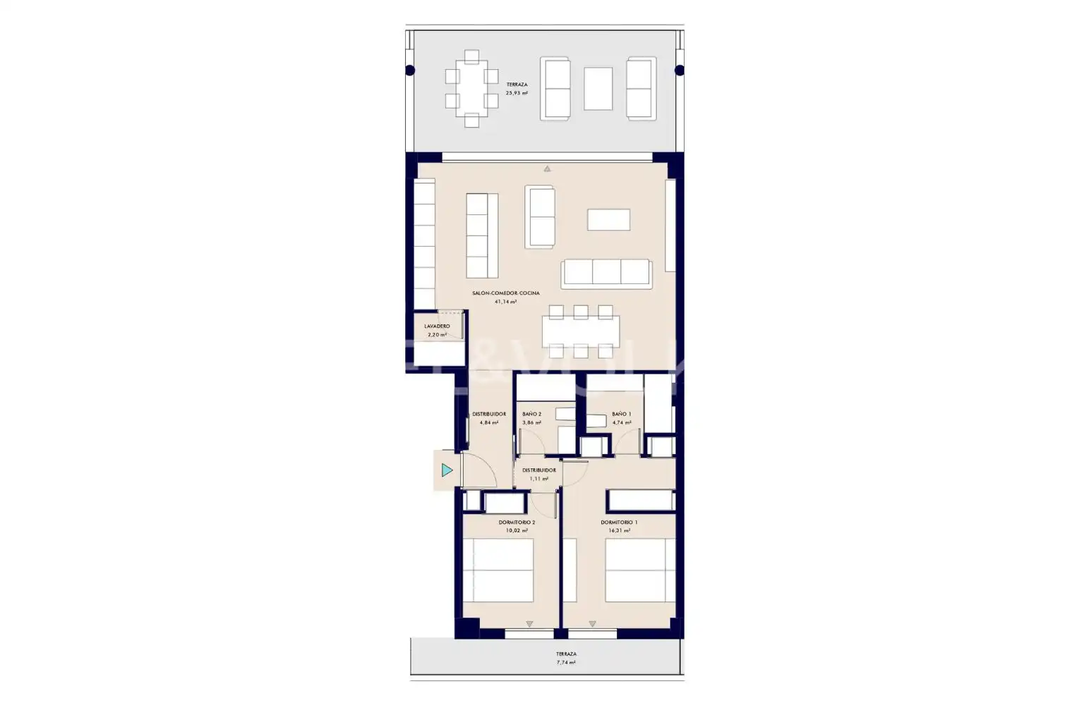 Appartement avec piscine à vendre à Callao Salvaje - Playa Paraíso, imagen 12