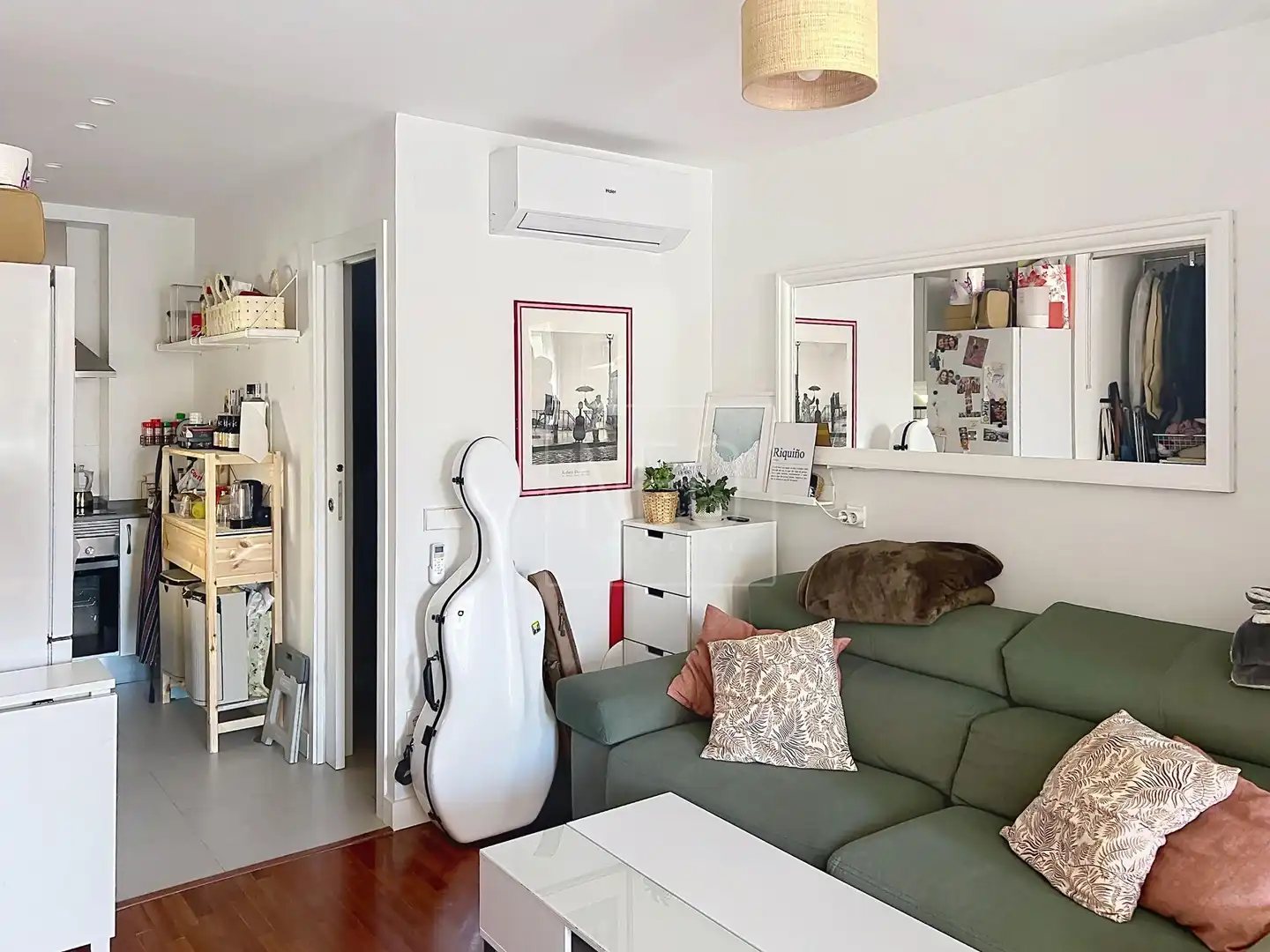 Wohnzimmer von Wohnung zum Verkauf in Madrid mit Klimaanlage, Heizung und Parkett