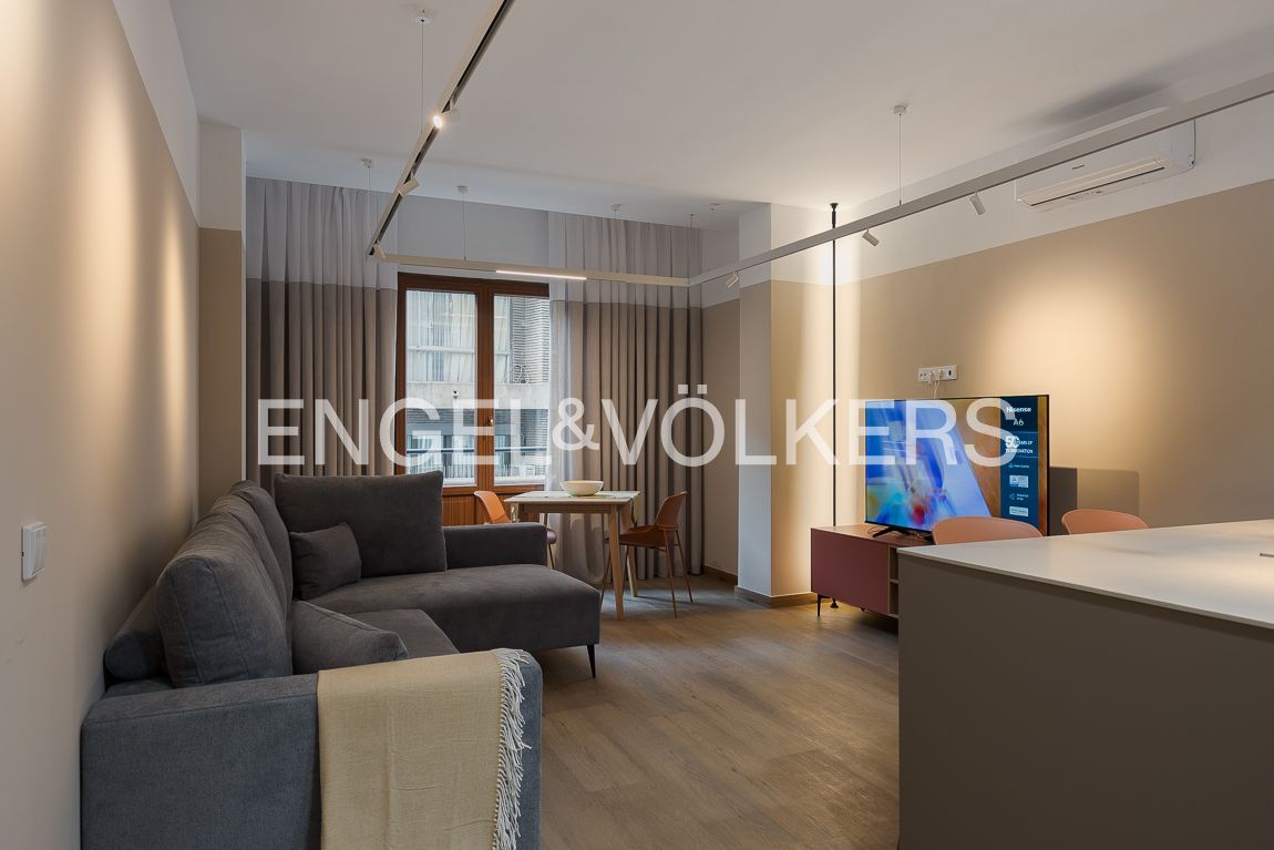 Sala d'estar de Pis de lloguer en  Valencia Capital amb Aire condicionat, Calefacció i Terrassa