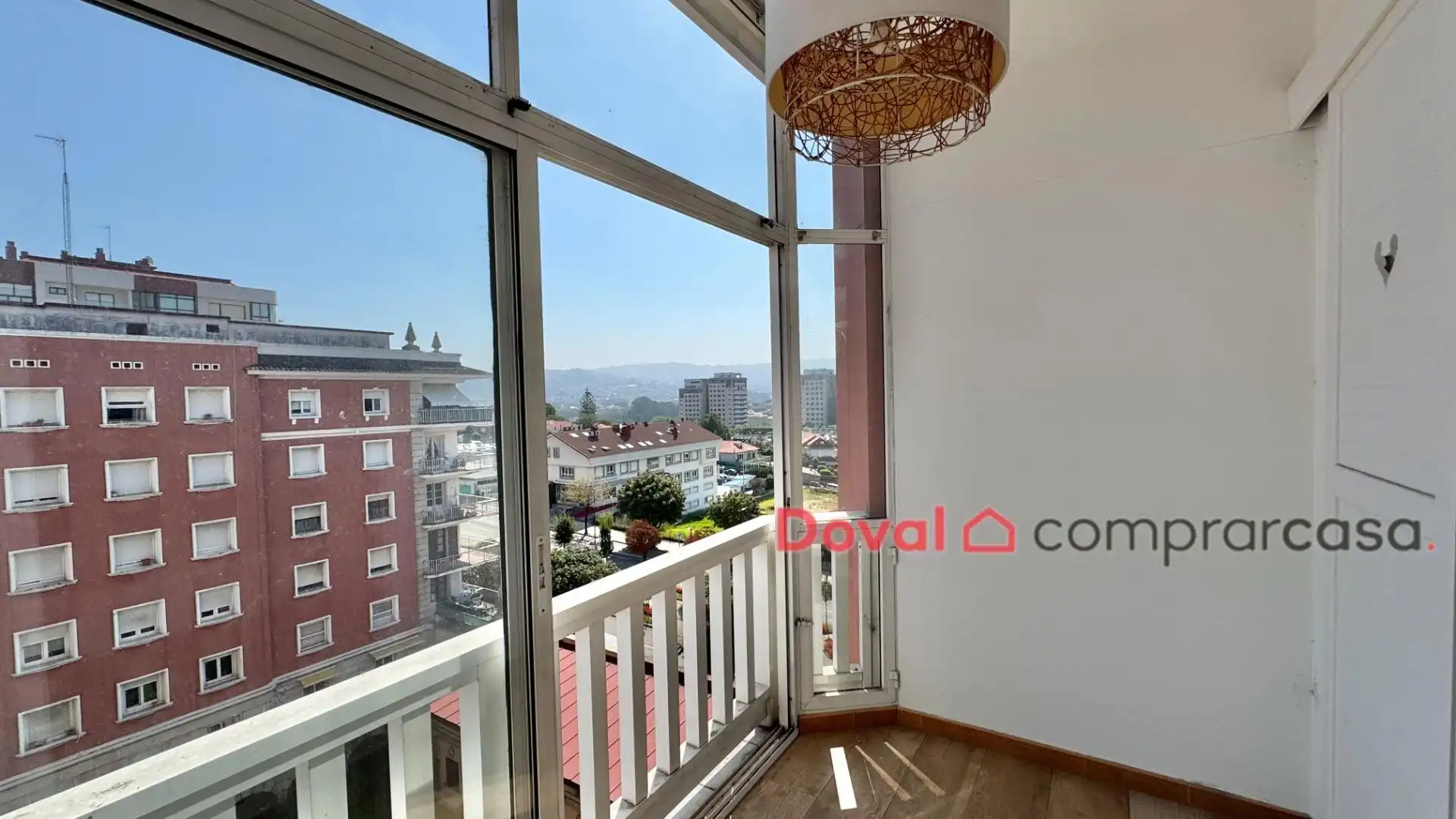 Balcony of Flat for sale in Vigo   with Heating, Private garden and Terrace