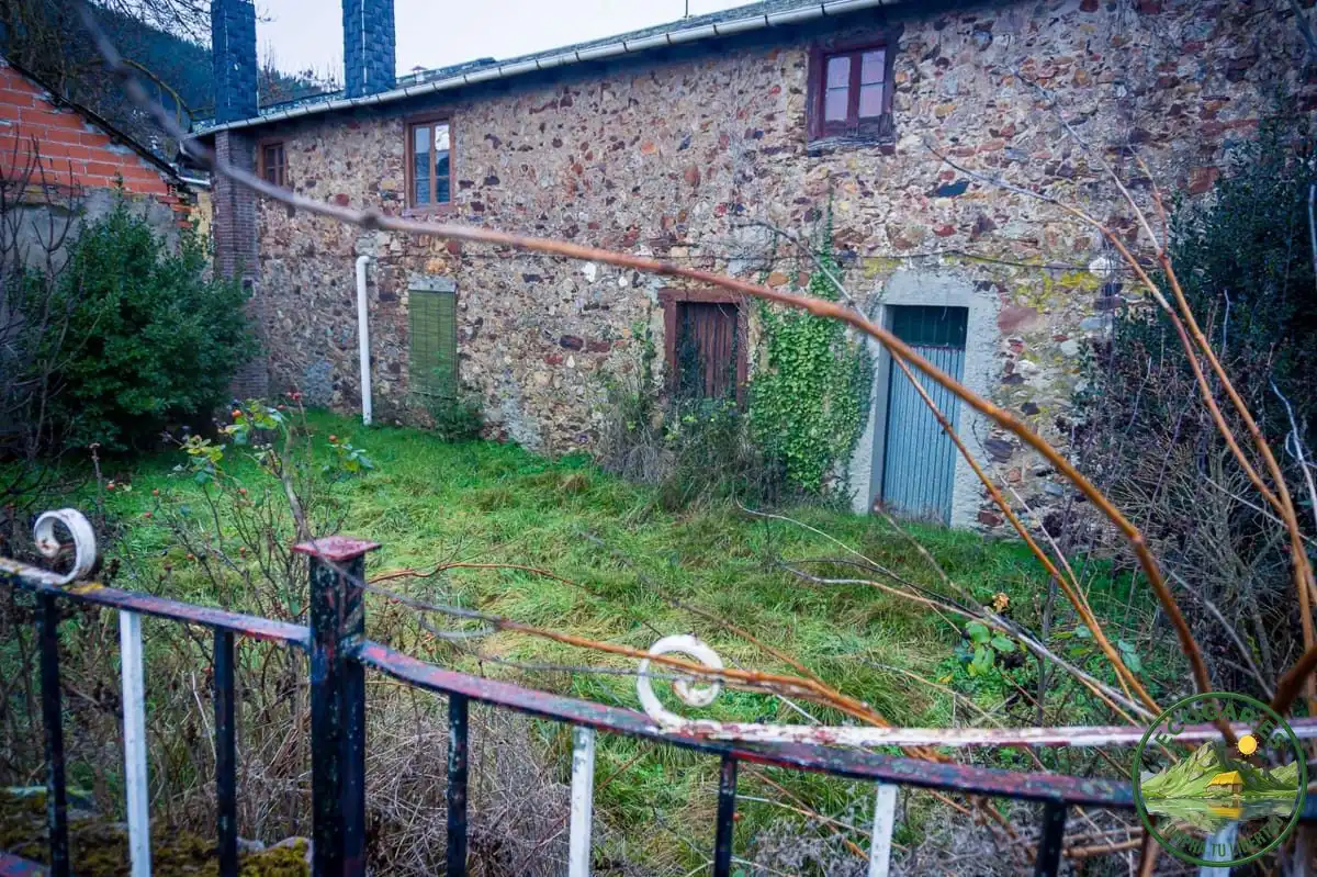 Vista exterior de Casa o chalet en venta en Castropodame con Calefacción, Jardín privado y Parquet