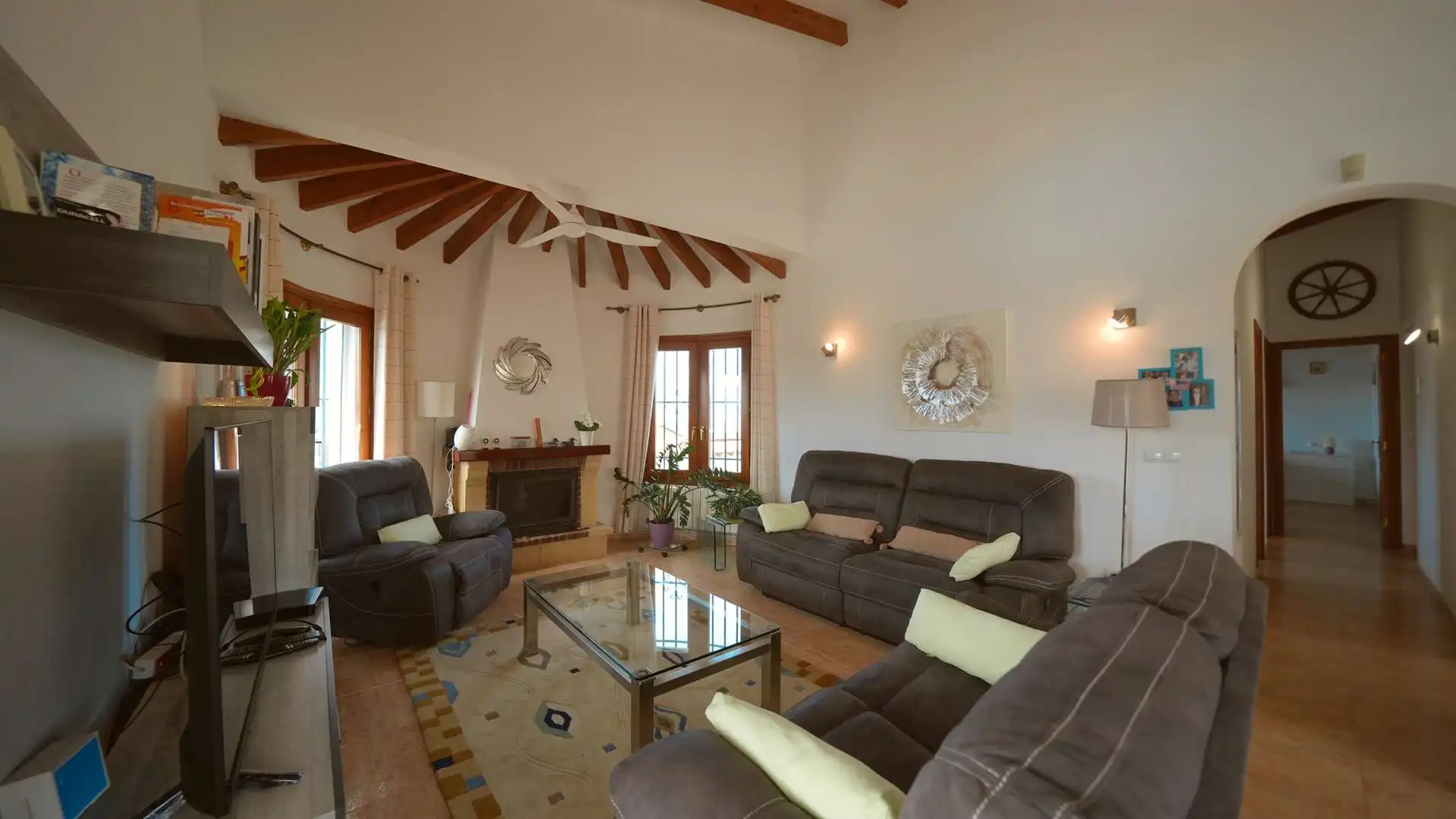 Sala d'estar de Casa o xalet en venda en Pego amb Aire condicionat, Calefacció i Jardí privat