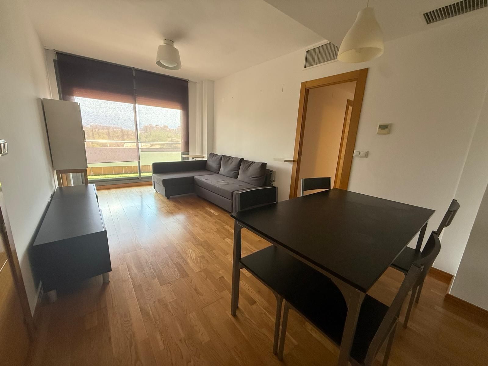 Living room of Flat to rent in  Granada Capital  with Heating, Terrace and Storage room