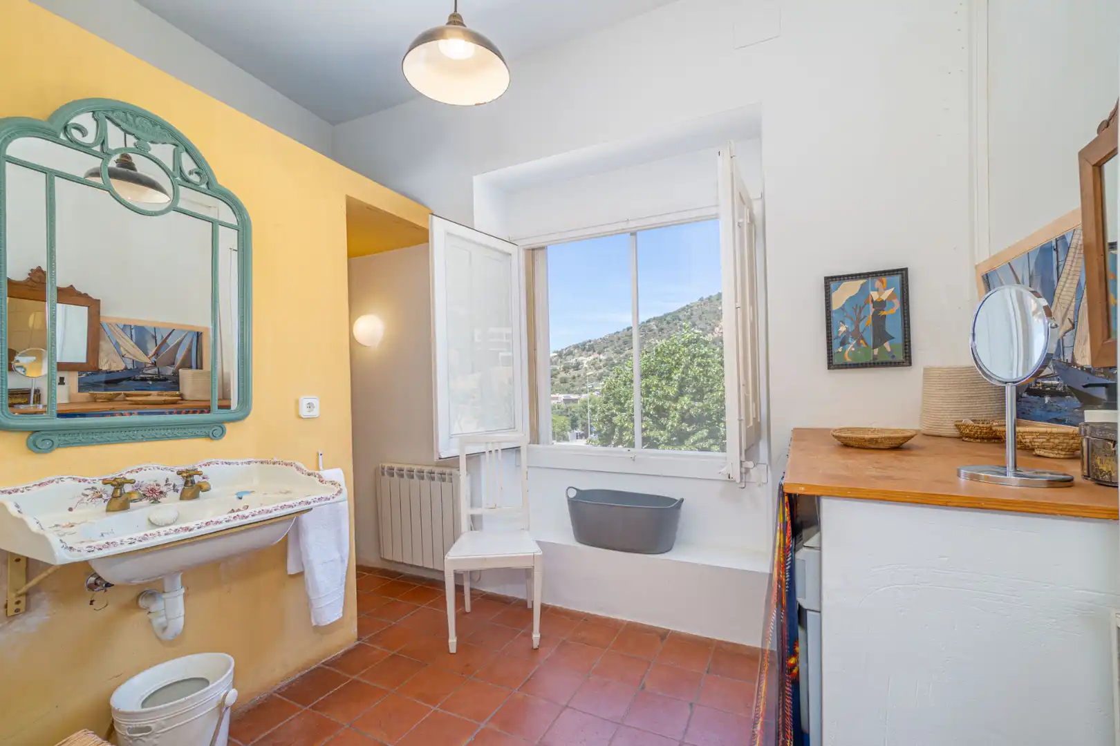 Bany de Casa o xalet en venda en Palau-saverdera amb Aire condicionat, Jardí privat i Terrassa