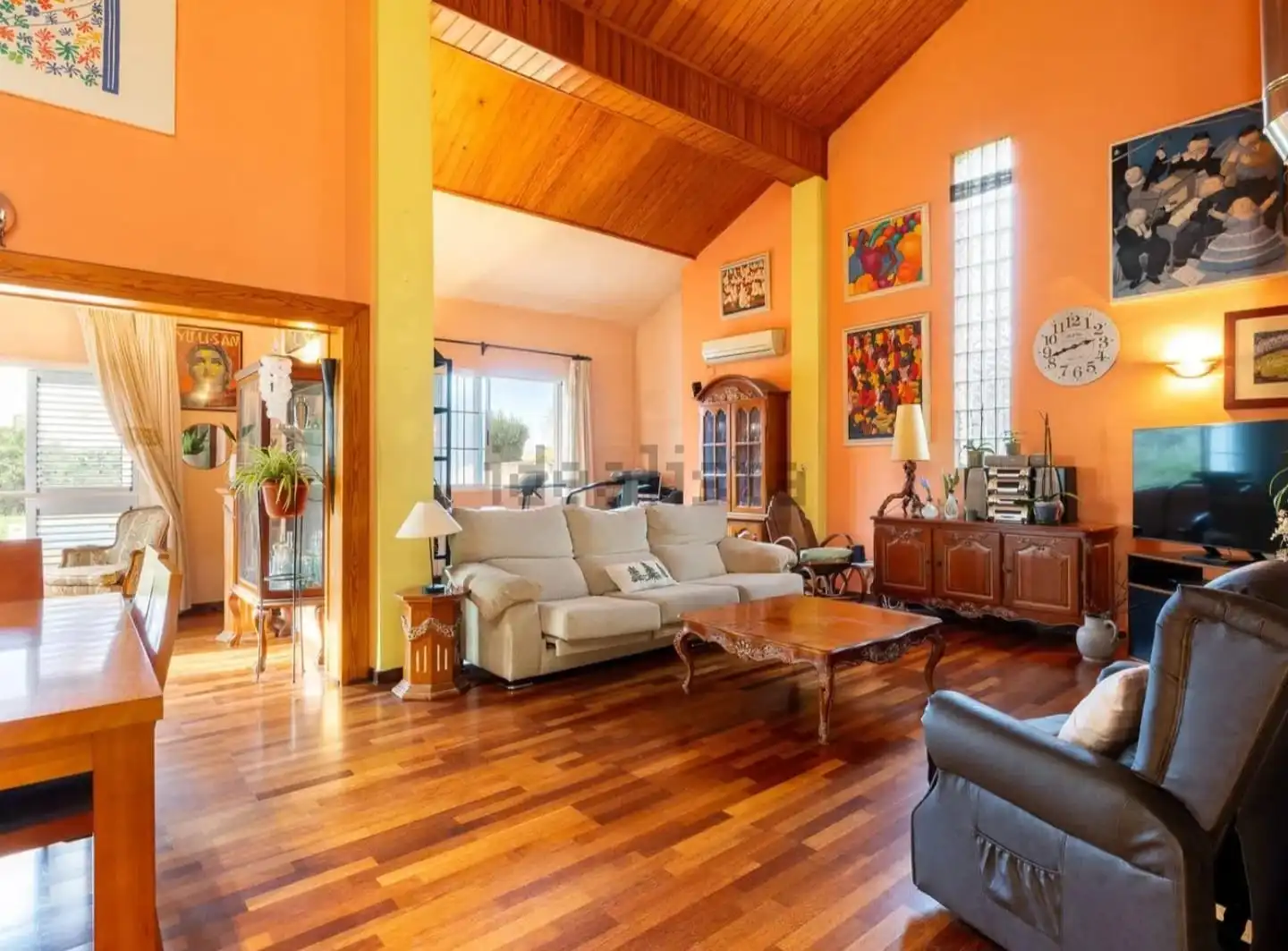 Living room of Houses for sale in L'Eliana  with Air Conditioner, Heating and Private garden