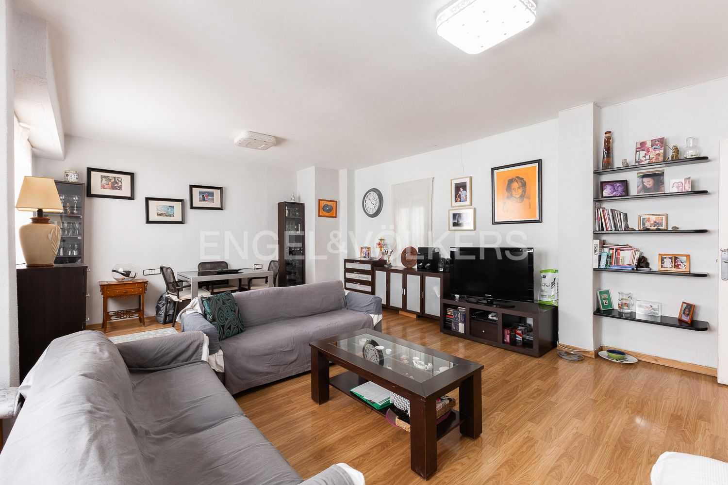 Living room of Apartment for sale in  Valencia Capital  with Air Conditioner, Heating and Parquet flooring