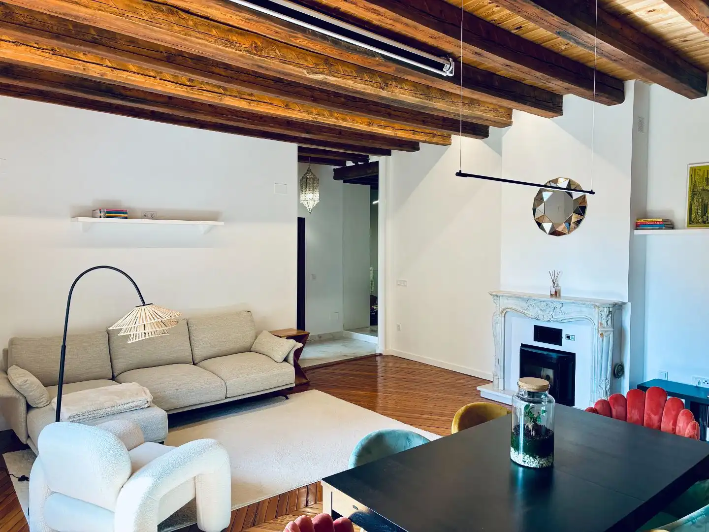 Sala d'estar de Pis en venda en Torrelaguna, Madrid