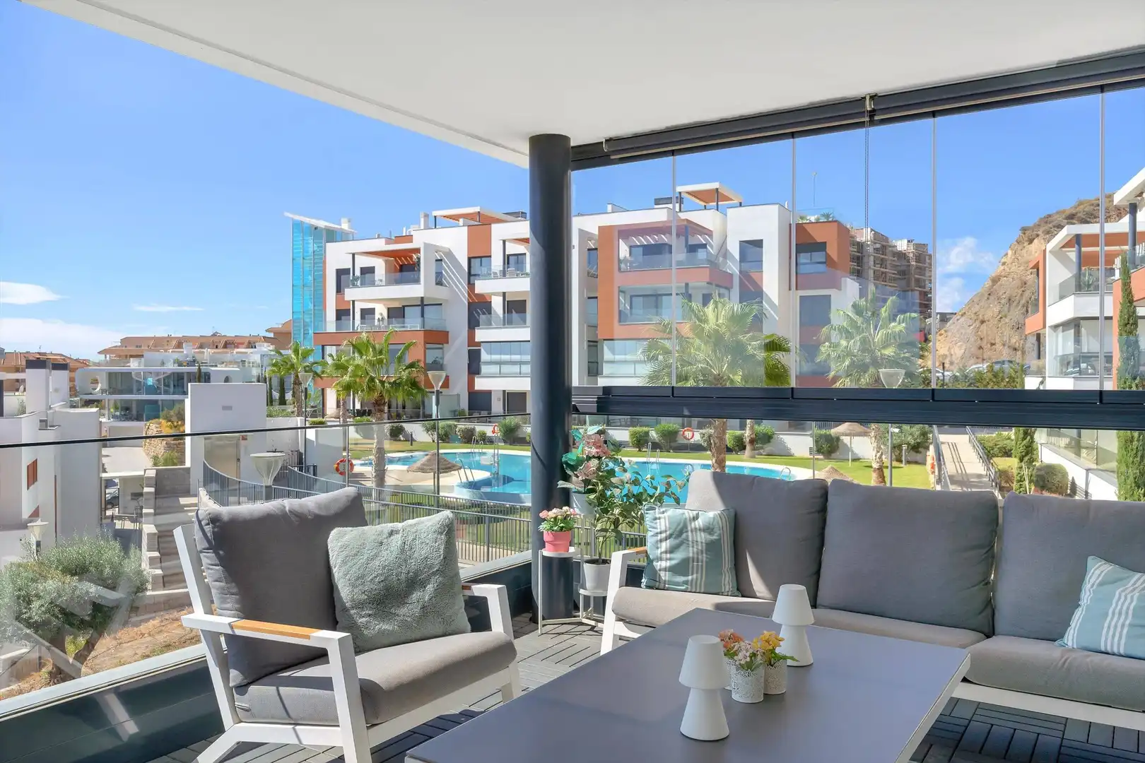Terrassa de Apartament en venda en Fuengirola amb Aire condicionat, Jardí privat i Terrassa