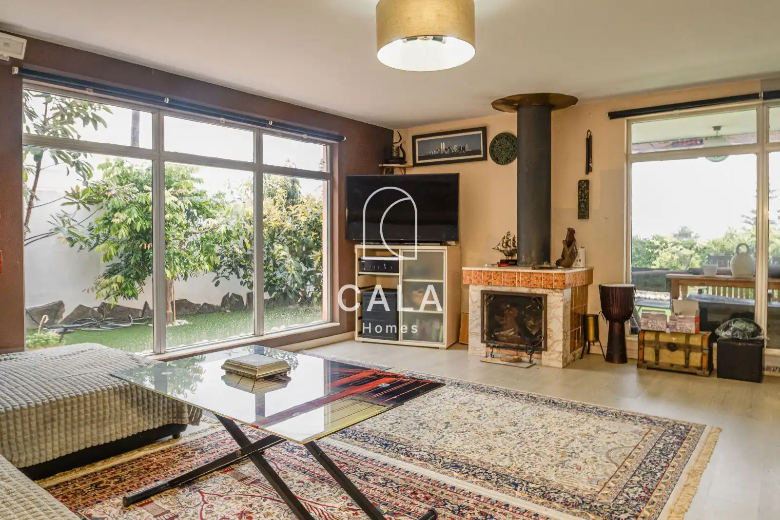 Sala de estar de Casa o chalet en venta en La Orotava con Jardín privado, Terraza y Piscina