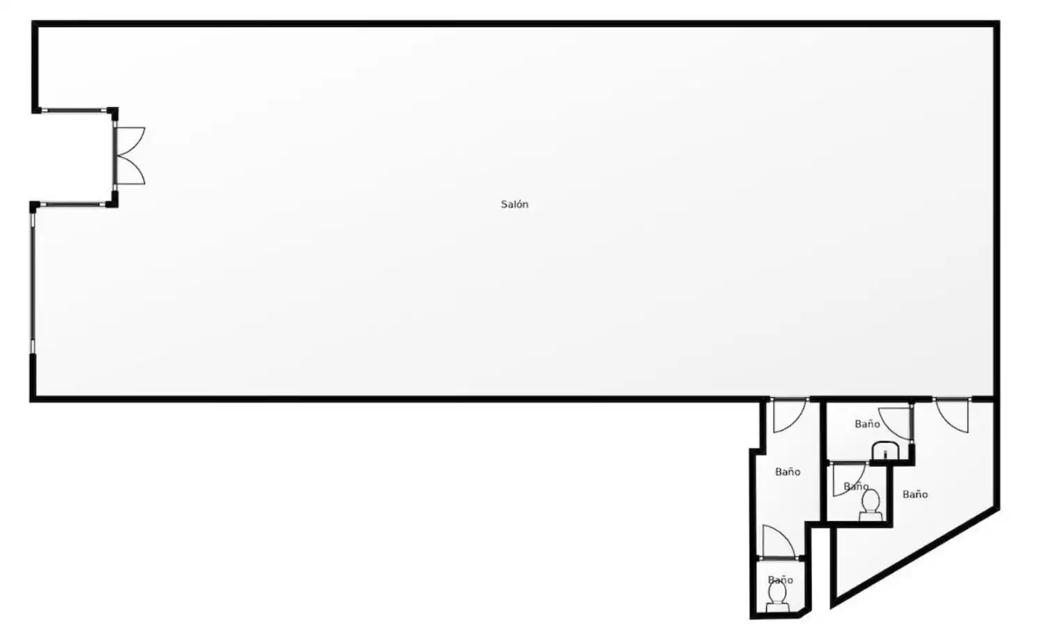 Bedroom of Commercial properties for sale in Almadén