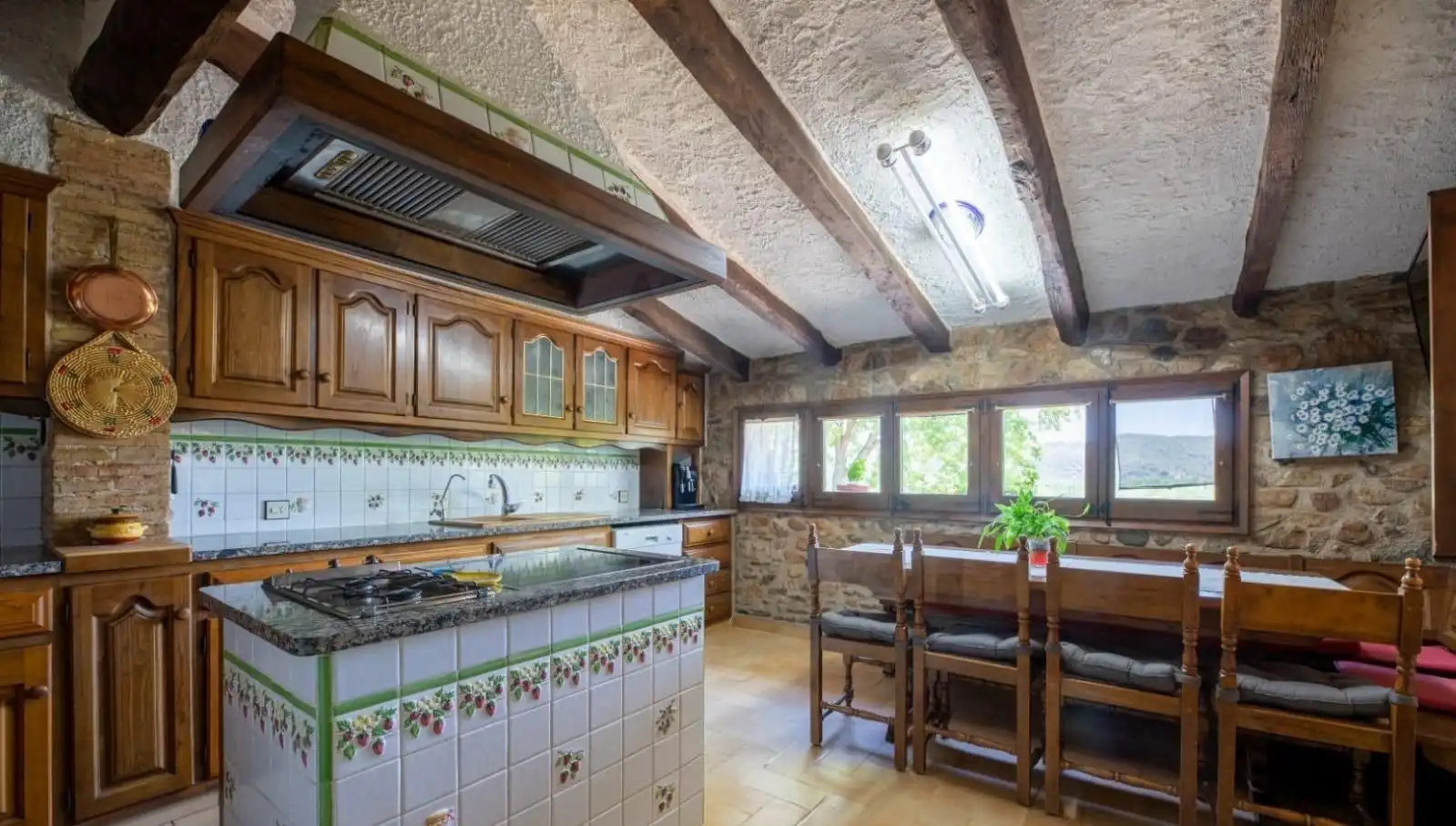 Kitchen of Houses for sale in La Cellera de Ter  with Terrace and Swimming Pool