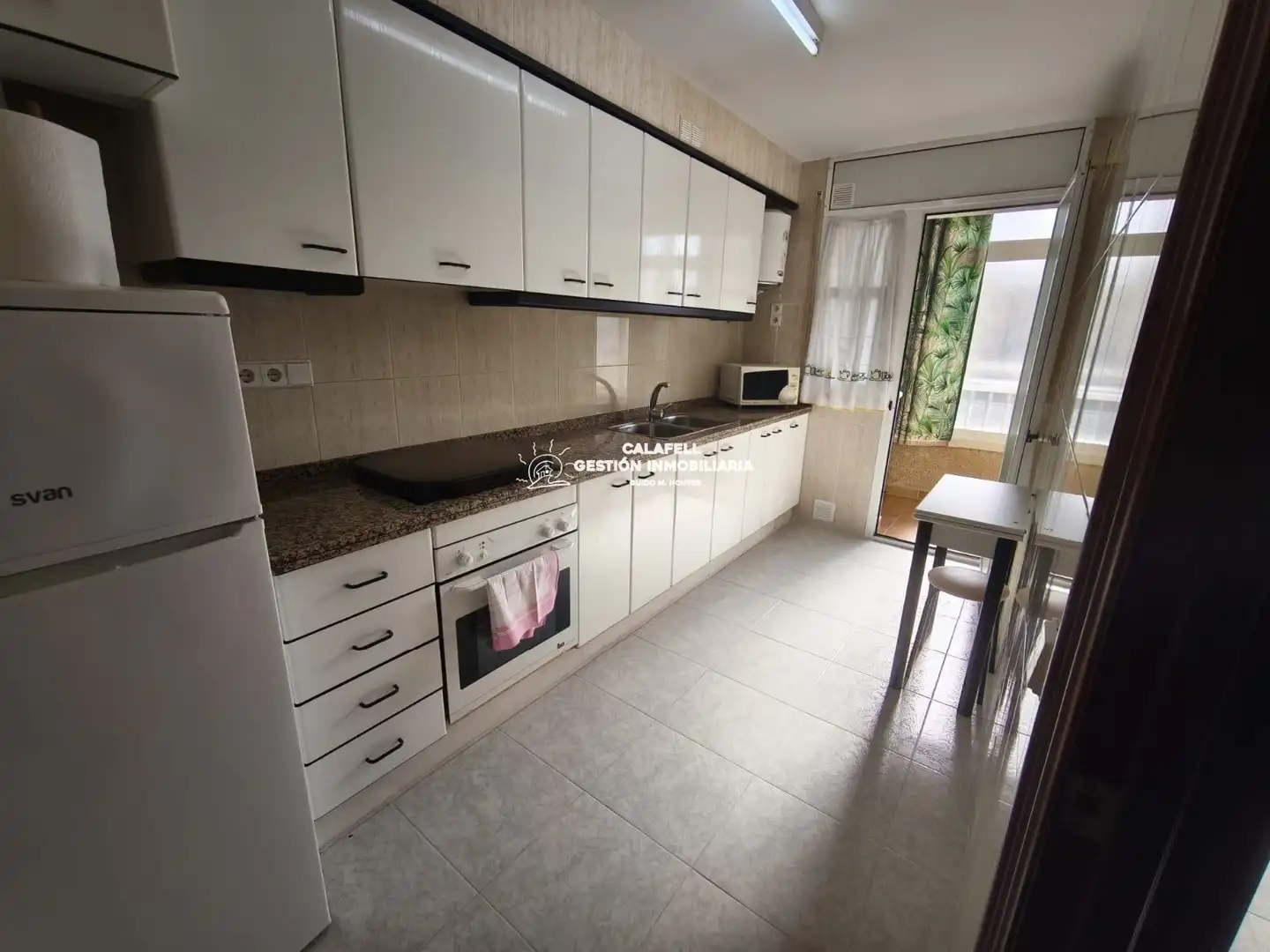 Küche von Wohnung zur Miete in Calafell mit Klimaanlage, Heizung und Terrasse