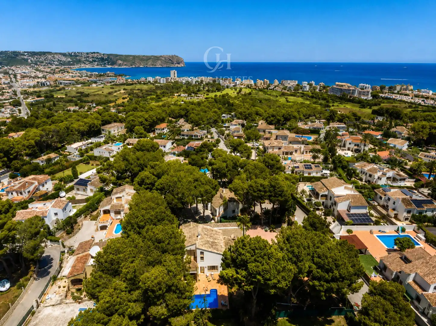 Vista exterior de Casa o xalet en venda en Jávea / Xàbia amb Calefacció, Jardí privat i Terrassa