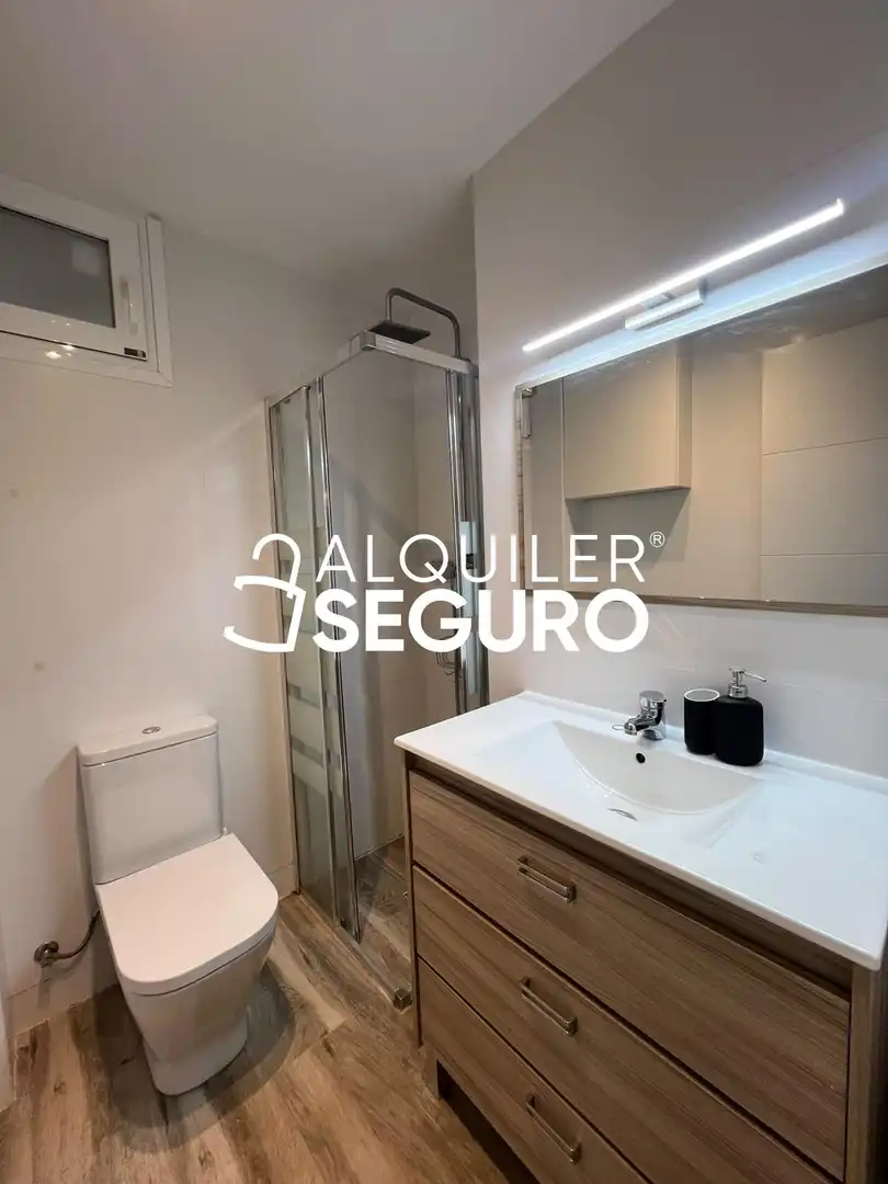 Baño de Piso de alquiler en Madrid con Aire acondicionado, Calefacción y Amueblado