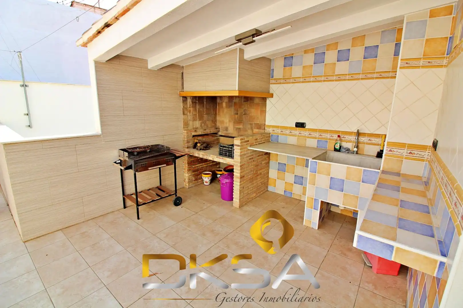 Cocina de Casa o chalet en venta en Vila-real con Aire acondicionado, Calefacción y Jardín privado