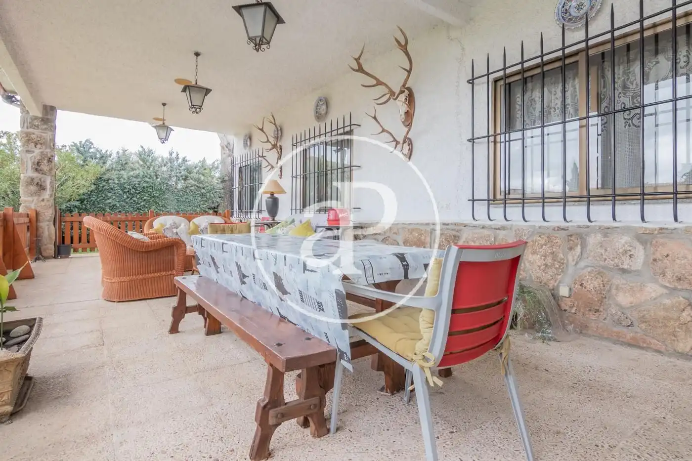 Garden of Houses for sale in Madrid  with Heating, Private garden and Terrace