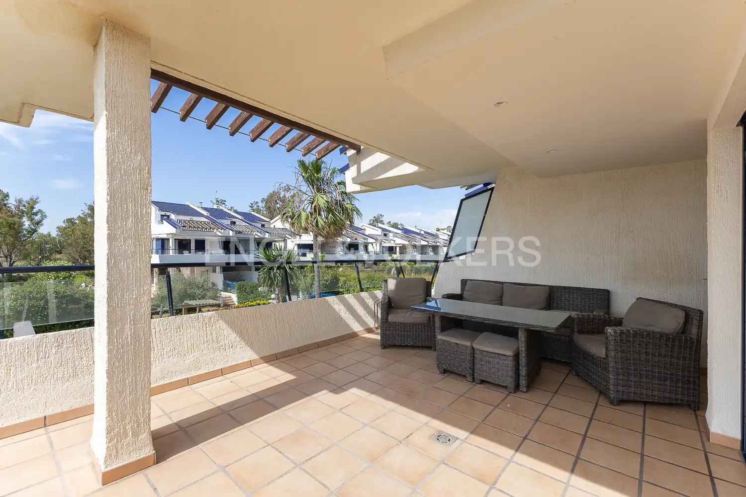 Terrace of Houses for rent in Sagunto / Sagunt  with Air Conditioner, Heating and Private garden