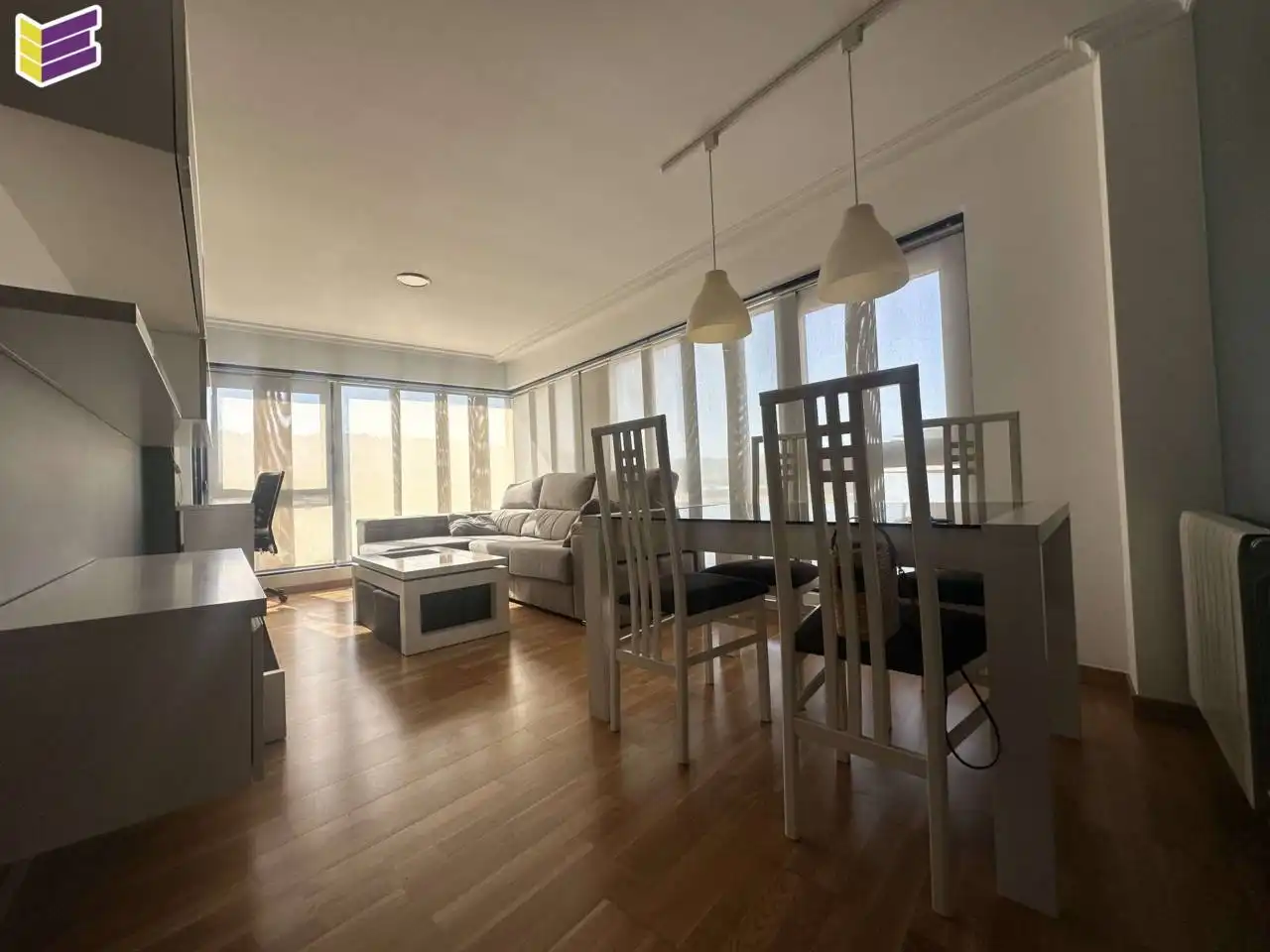 Esszimmer von Wohnung zur Miete in O Porriño   mit Heizung, Abstellraum und Möbliert