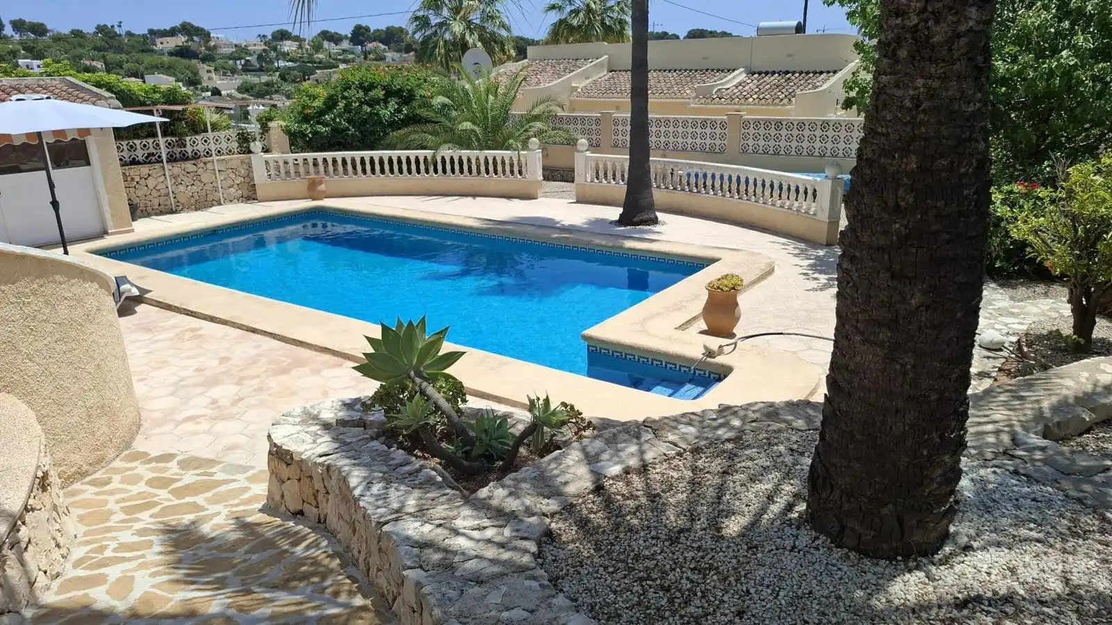 Piscina de Casa o xalet en venda en Benissa amb Aire condicionat, Calefacció i Jardí privat