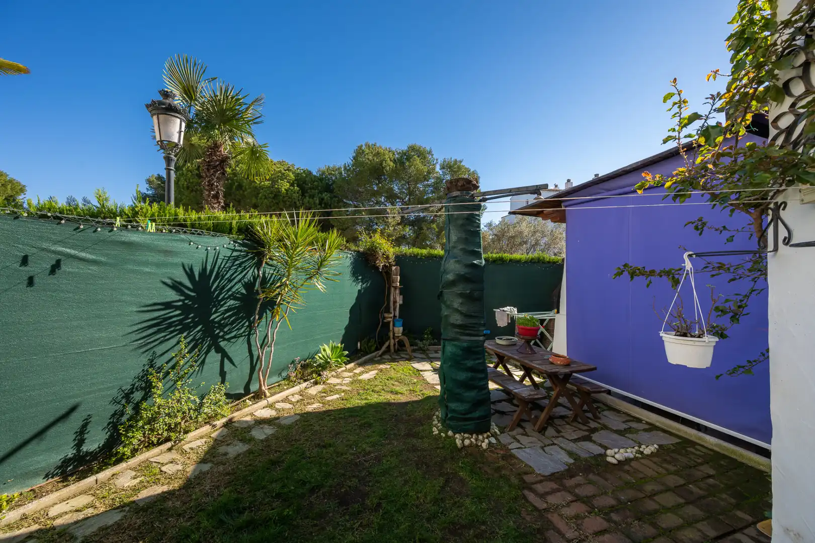 Jardín de Apartamento en venta en Mijas con Aire acondicionado, Jardín privado y Terraza