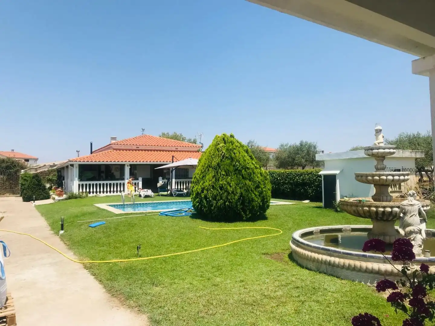 Piscina de Casa o chalet en venta en Torrecillas de la Tiesa, Cáceres
